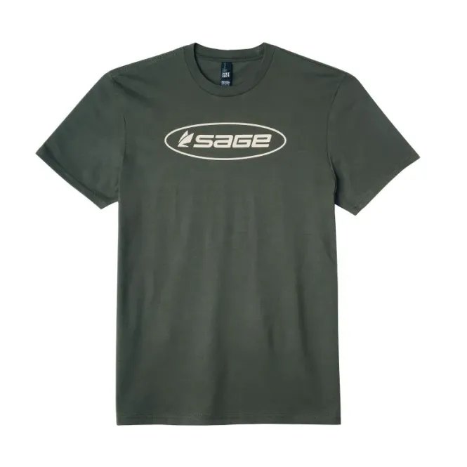 Hovedbilde Sage Oval Logo Tee Large